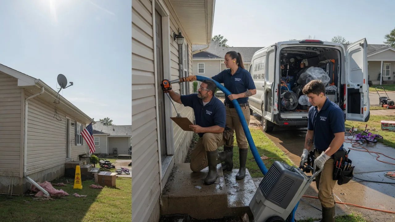 Ceiling Water Damage Restoration in Central City, NE near me